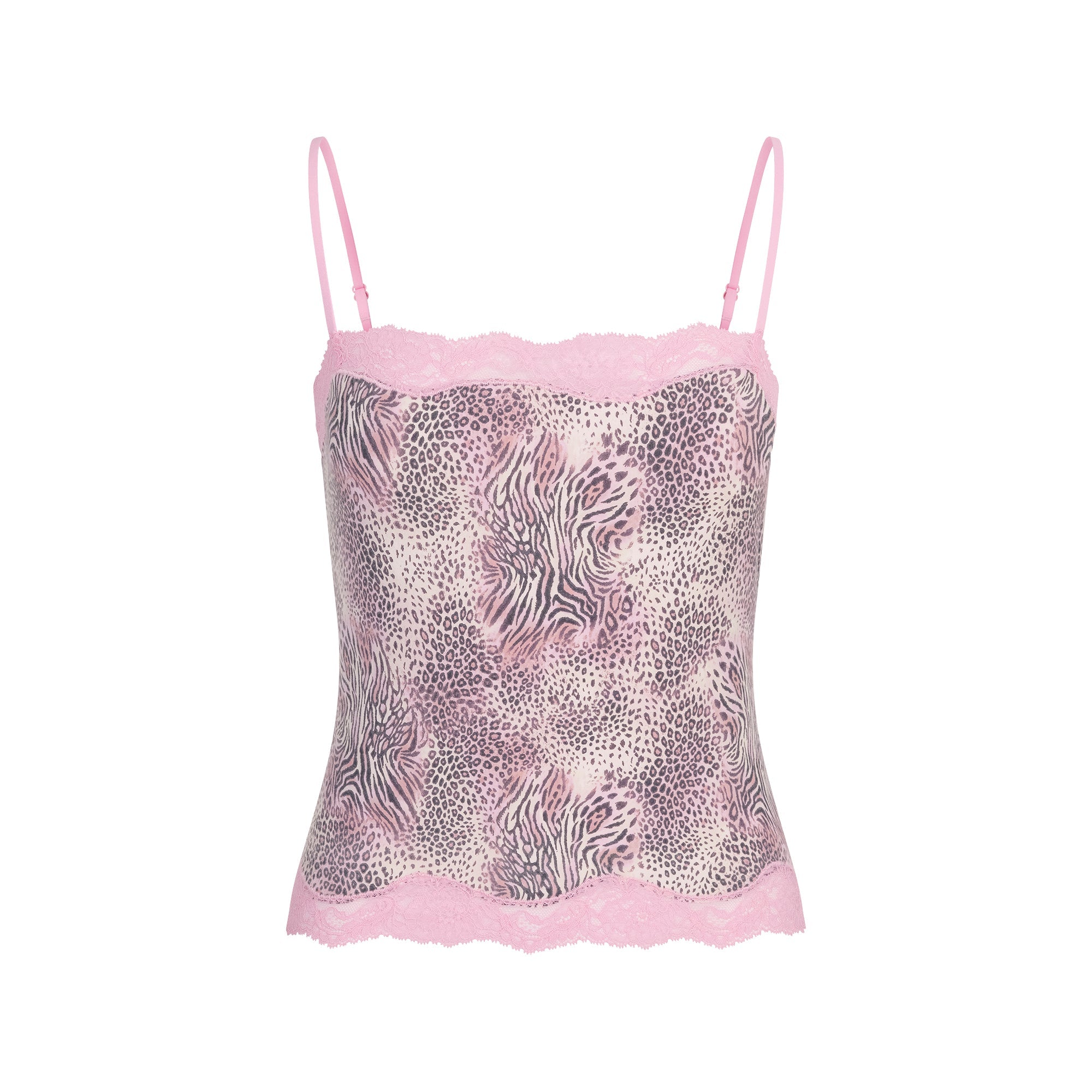 SKIMS SLEEP LACE CAMI AND SHORT SET | BLOOM MINI MULTI ANIMAL
