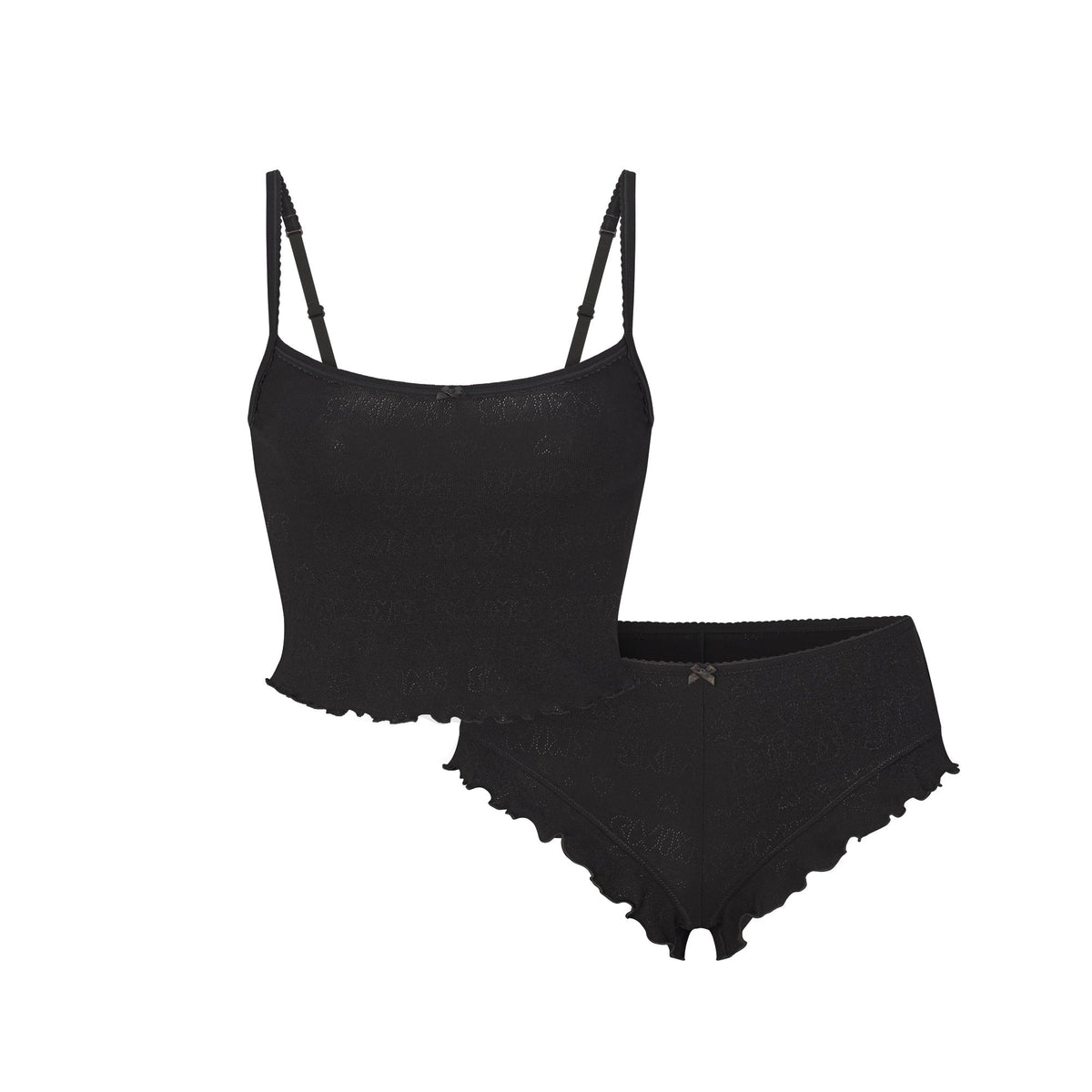 LOGO POINTELLE CAMI SLEEP SET | SOOT