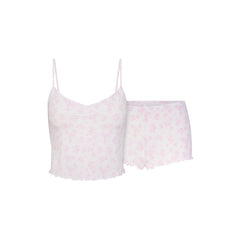 SKIMS SLEEP CAMI SET | SNOW DELICATE FLORAL PRINT