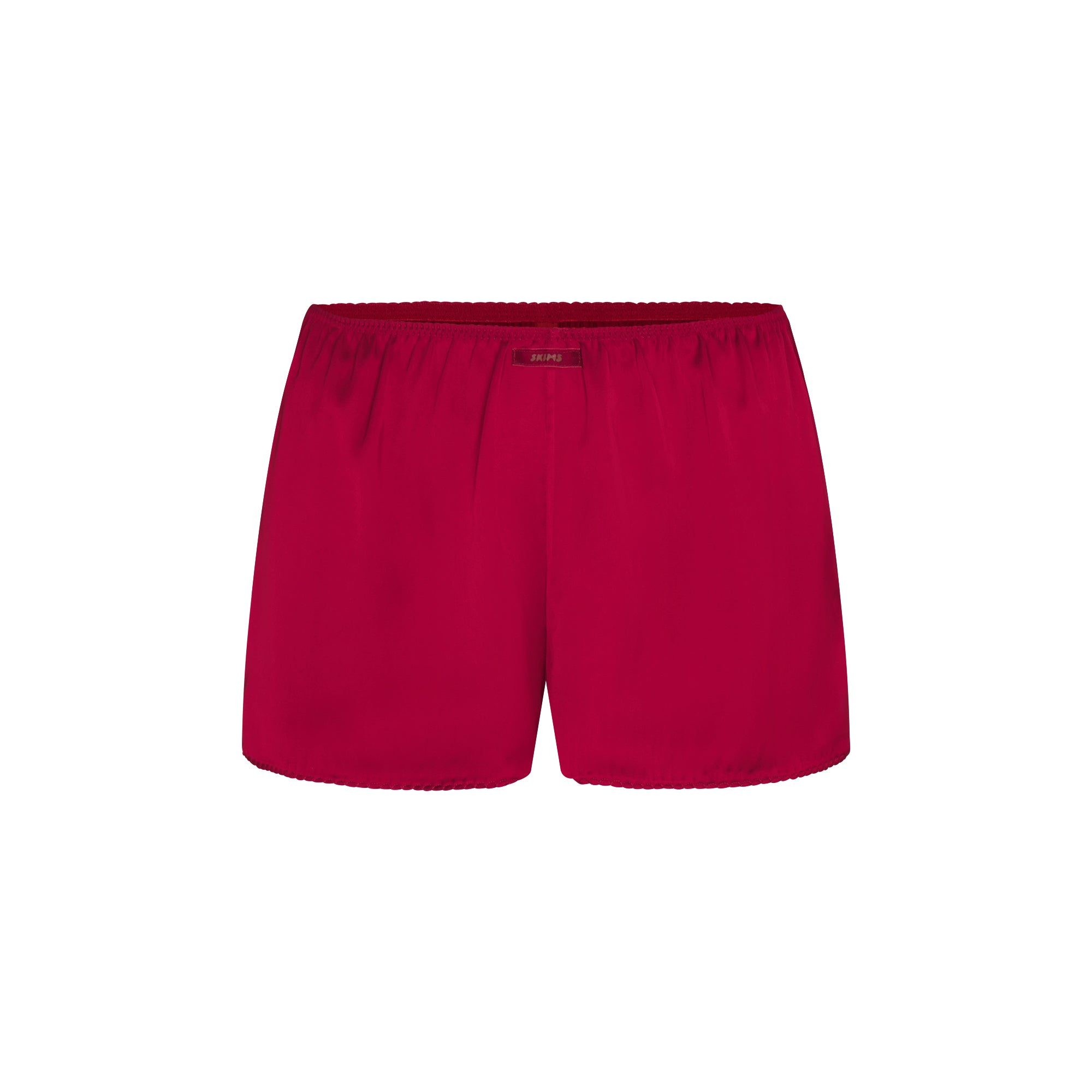 WOVEN SHINE CAMI AND SHORT SLEEP SET | BRICK