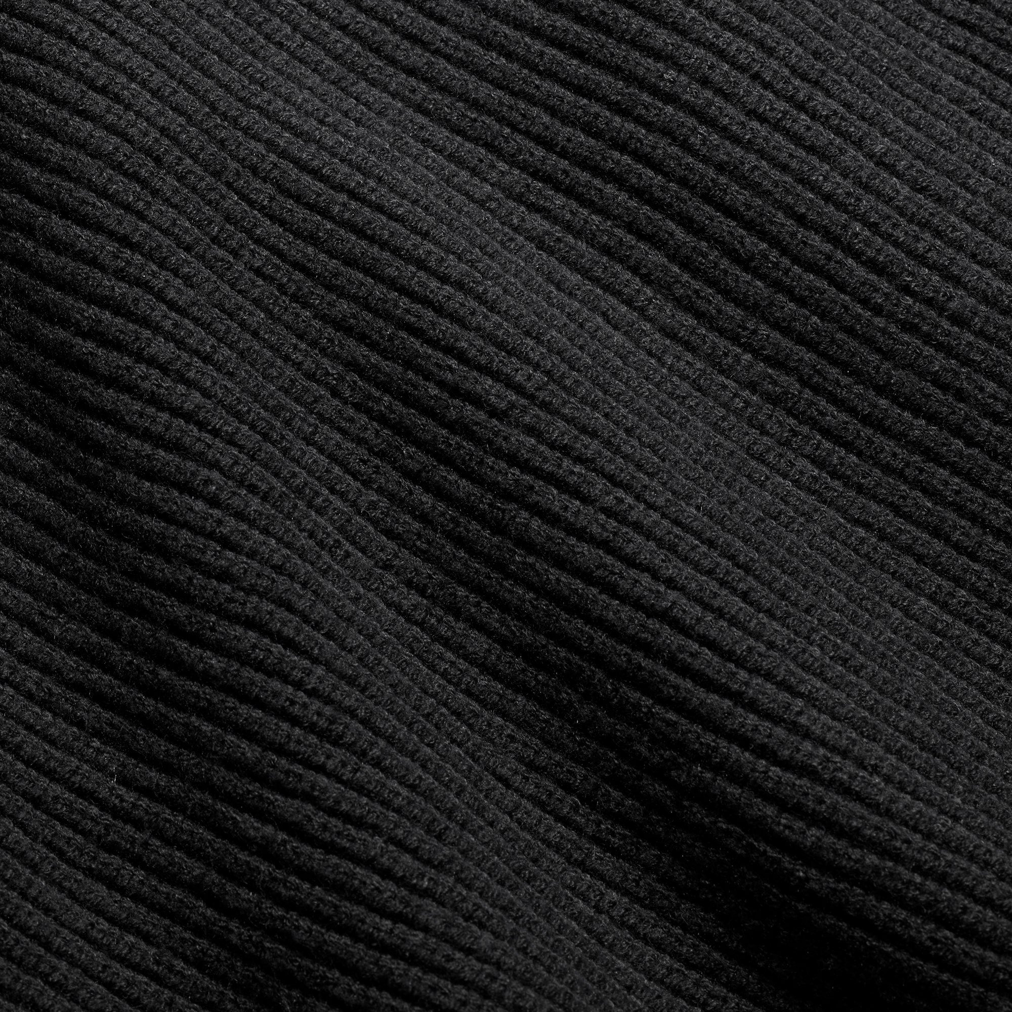 SWEATER KNITS RIBBED LONG SLEEVE FITTED CREW NECK | ASH