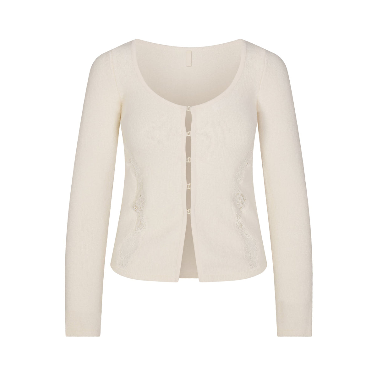LACE KNIT LONG SLEEVE CARDIGAN | SUGAR