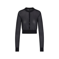 SLINKY KNIT CARDIGAN | OBSIDIAN