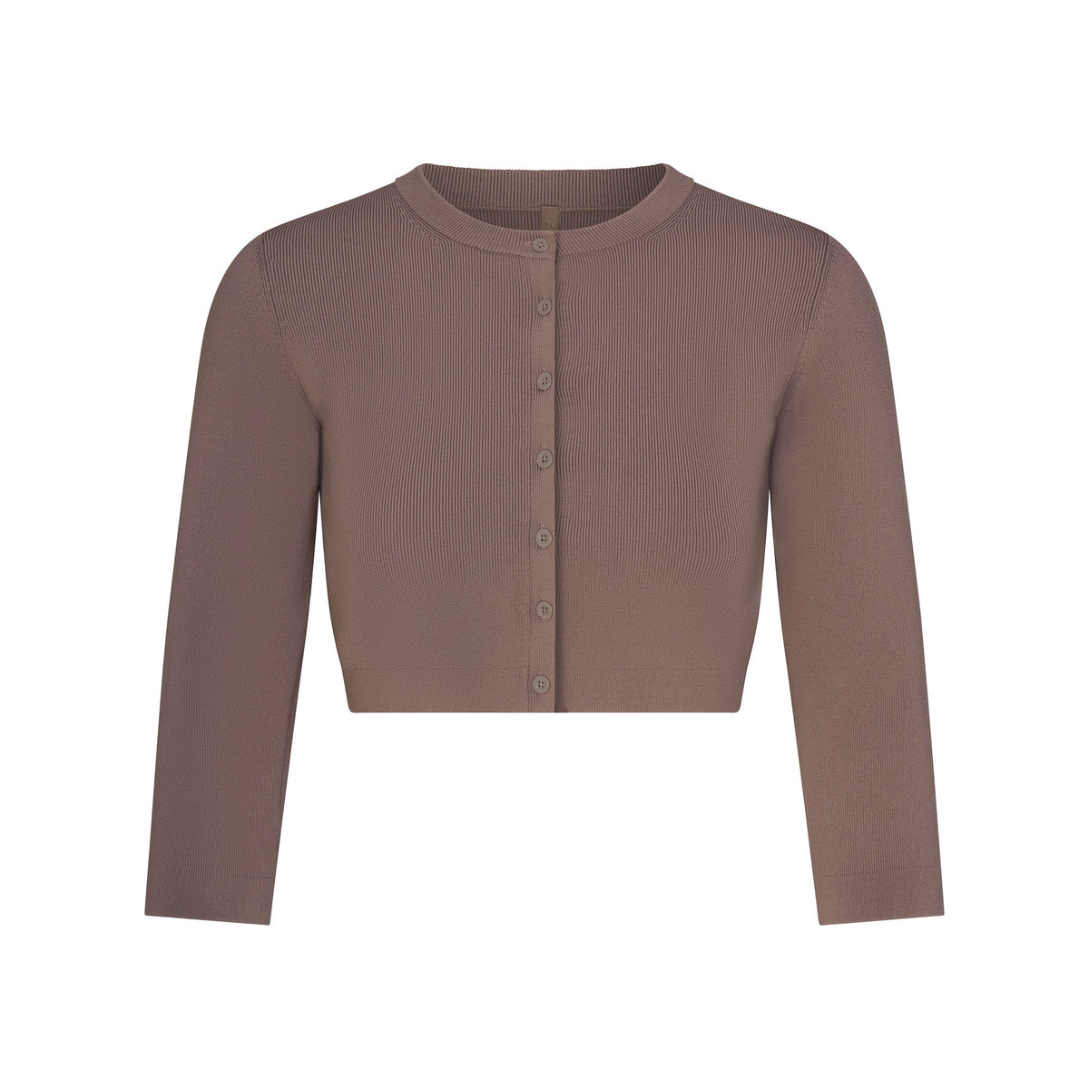 REFINED KNIT CROPPED CARDIGAN | AMETHYST