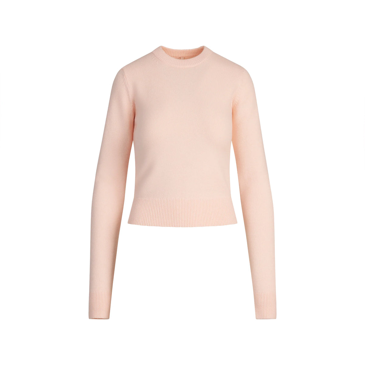 SWEATER KNITS RIBBED LONG SLEEVE FITTED CREW NECK | PRIMROSE