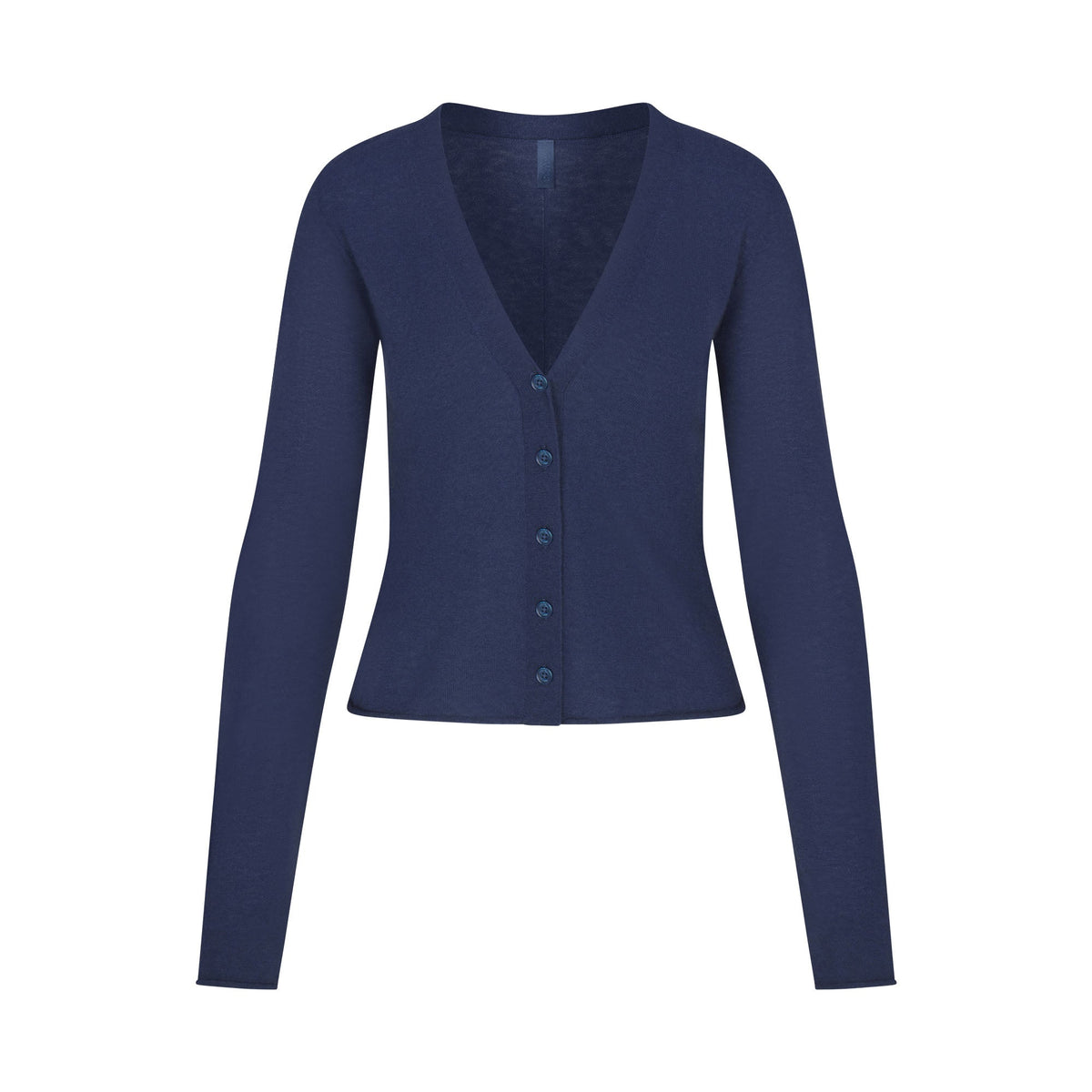FEATHERWEIGHT CASHMERE CARDIGAN | INDIGO