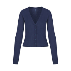 FEATHERWEIGHT CASHMERE CARDIGAN | INDIGO