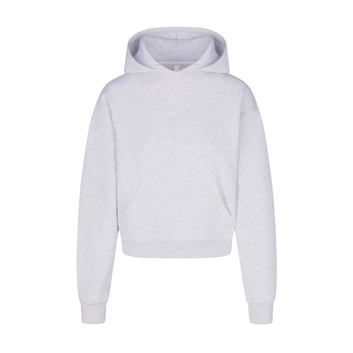 COTTON FLEECE HOODIE | LIGHT HEATHER GREY