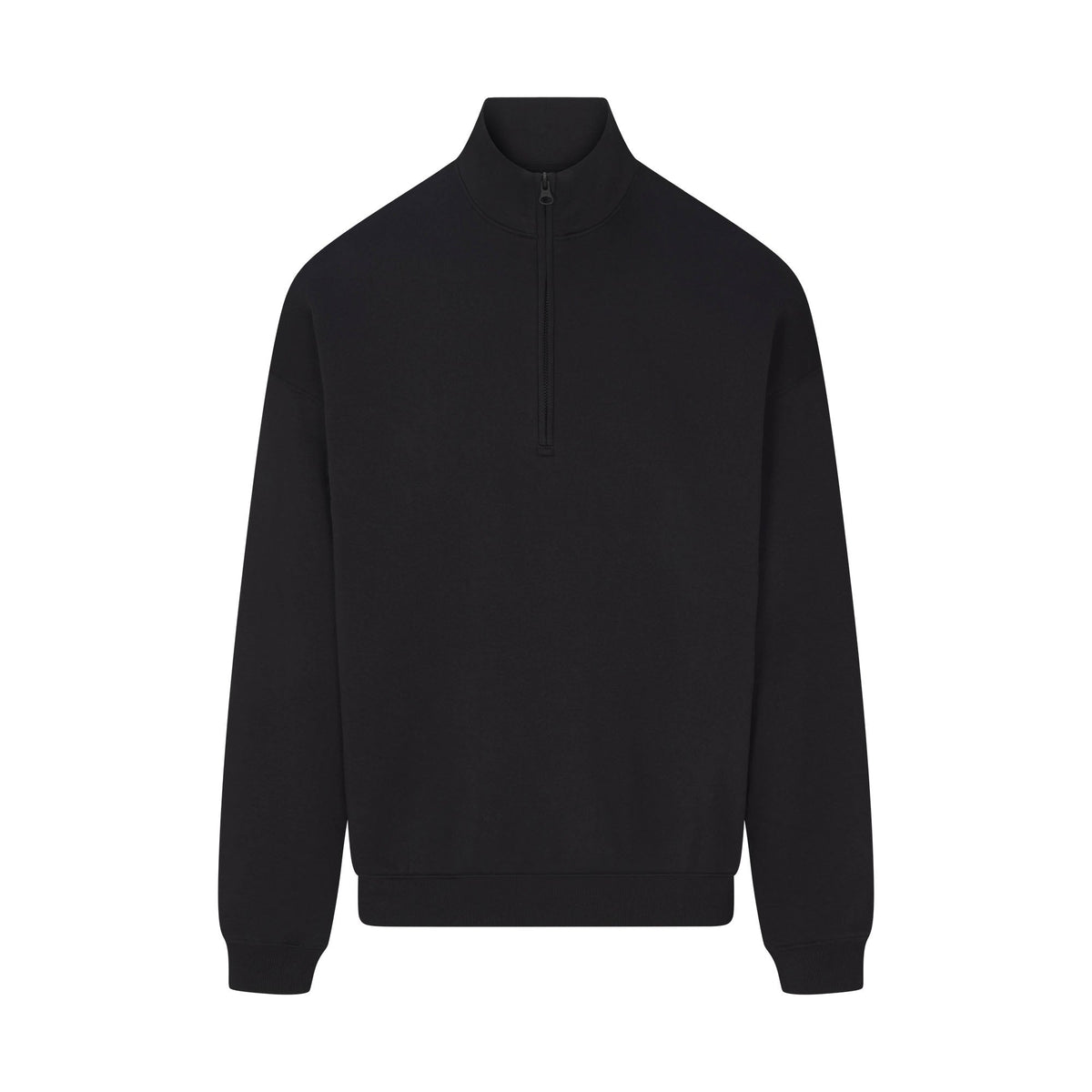 FLEECE LOUNGE MENS RELAXED QUARTER ZIP | WASHED ONYX