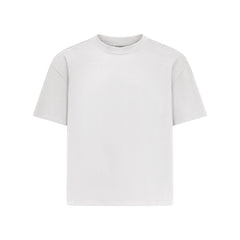 HEAVYWEIGHT COTTON MENS RELAXED CROPPED CREWNECK | CHALK