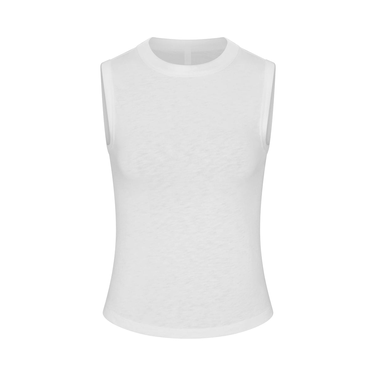 WORN IN JERSEY HIGH CREW TANK | SNOW
