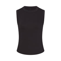 WORN IN JERSEY HIGH CREW TANK | WASHED ONYX