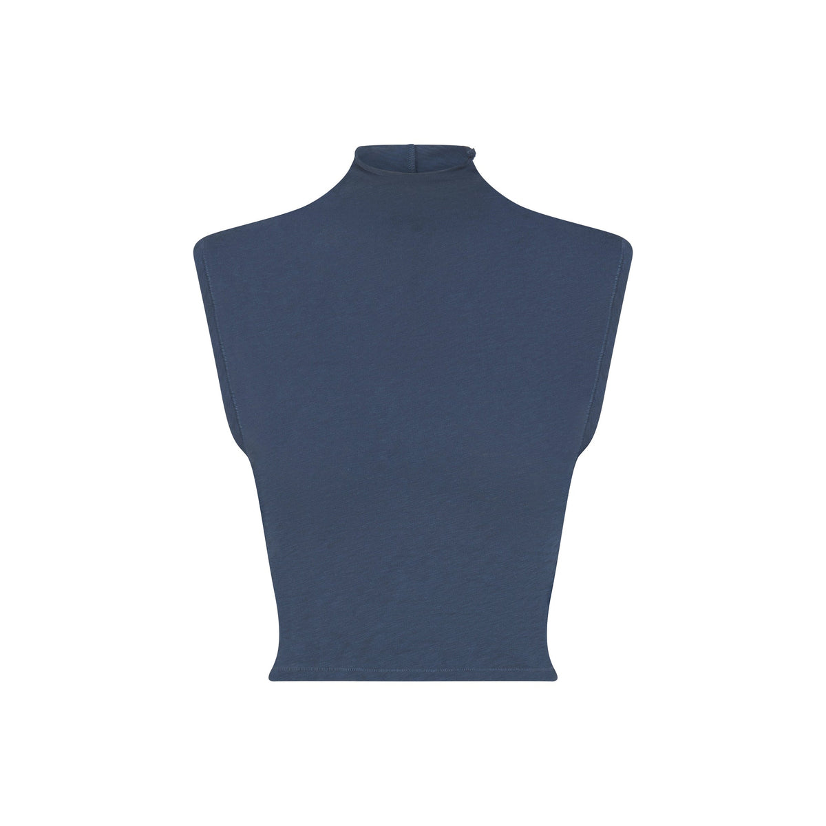 WORN IN JERSEY MOCK NECK TANK | INDIGO