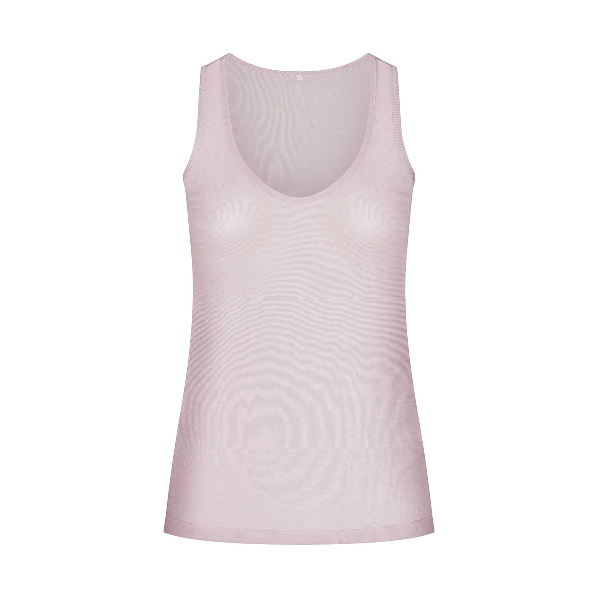 SLINKY KNIT SCOOP LONG TANK | IRIS MICA