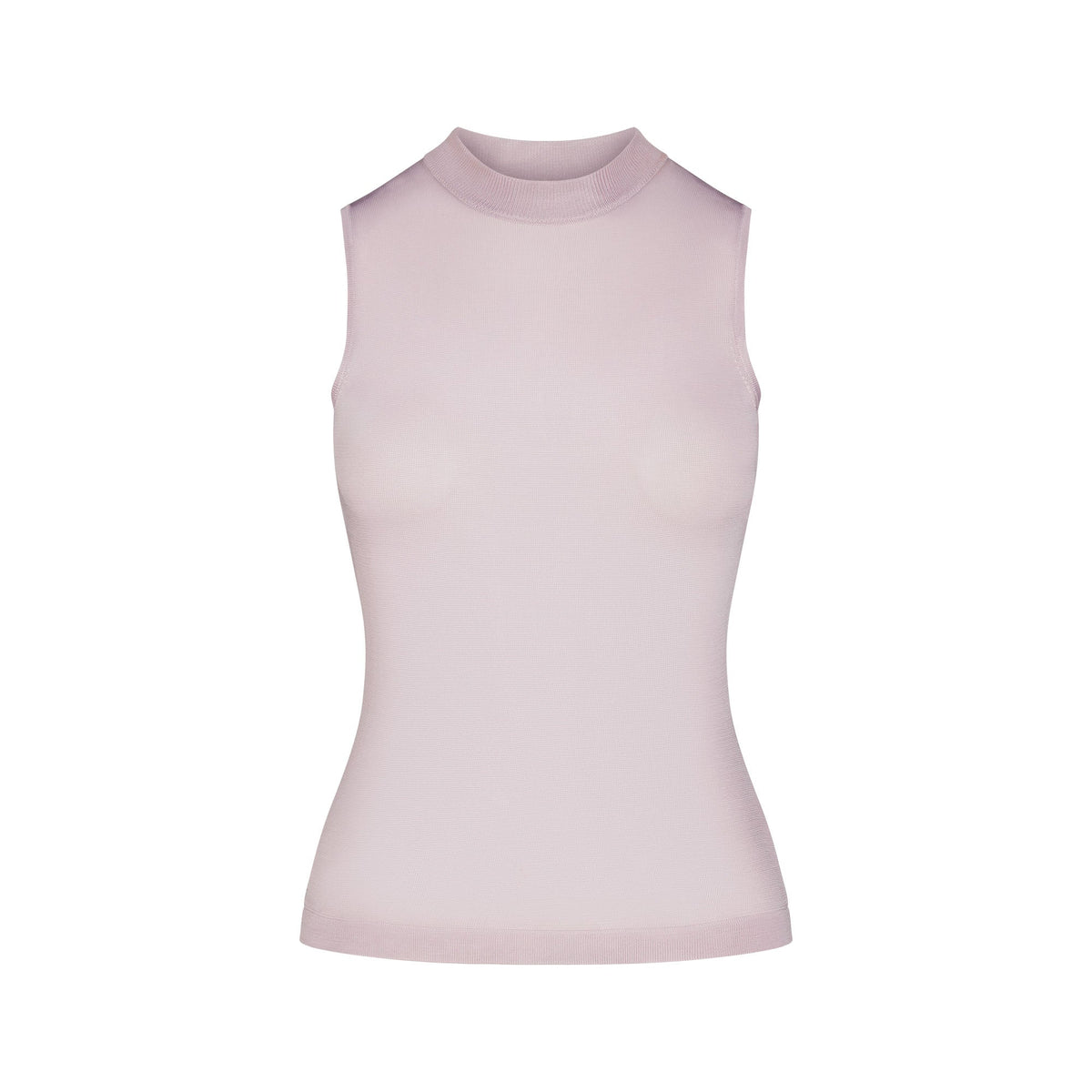 SLINKY KNIT MOCK NECK TANK | IRIS MICA
