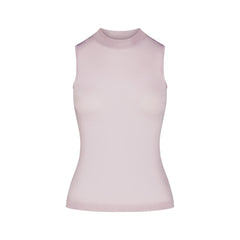 SLINKY KNIT MOCK NECK TANK | IRIS MICA