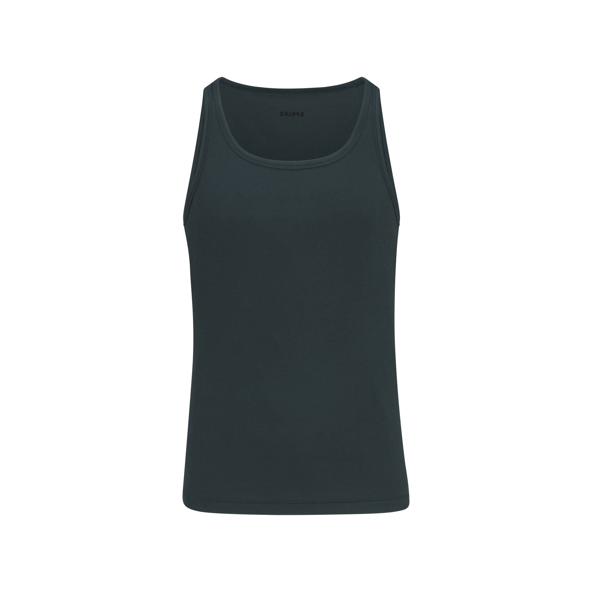 SKIMS COTTON MENS RIB TANK 3-PACK | VERDANT DARK SEPIA MULTI
