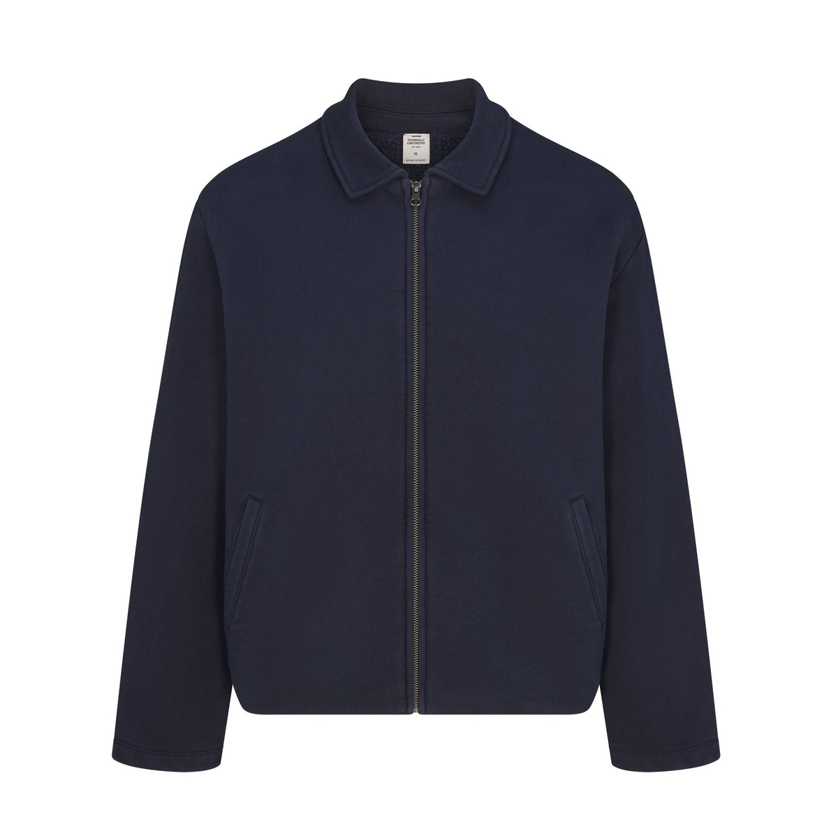 HEAVYWEIGHT FLEECE MENS SHERPA-LINED ZIP UP JACKET | NAVY