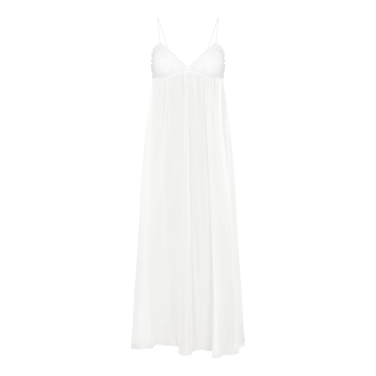 SKIMS ROMANCE LONG SLIP DRESS | IVORY