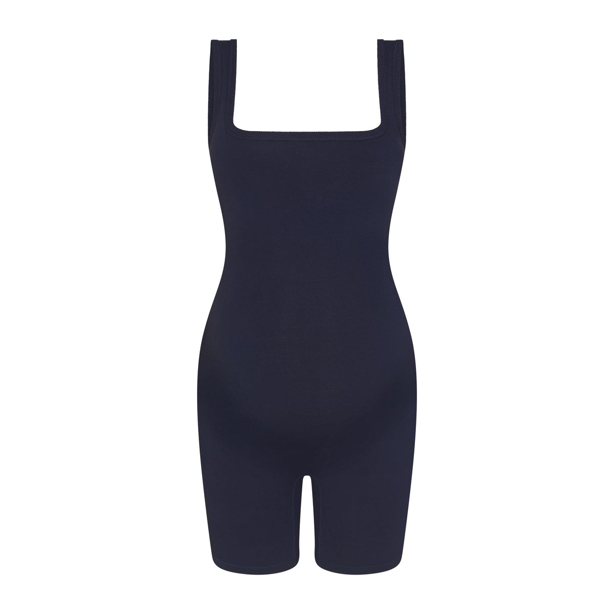 COTTON JERSEY MATERNITY ONESIE | NAVY