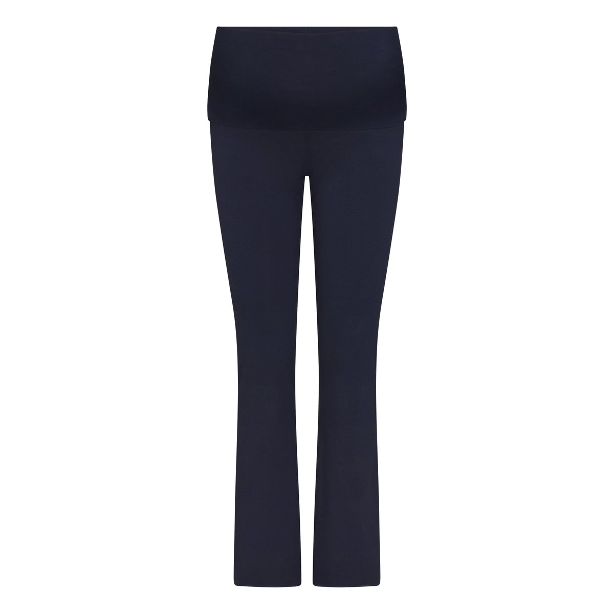 COTTON JERSEY MATERNITY FOLDOVER PANT | NAVY