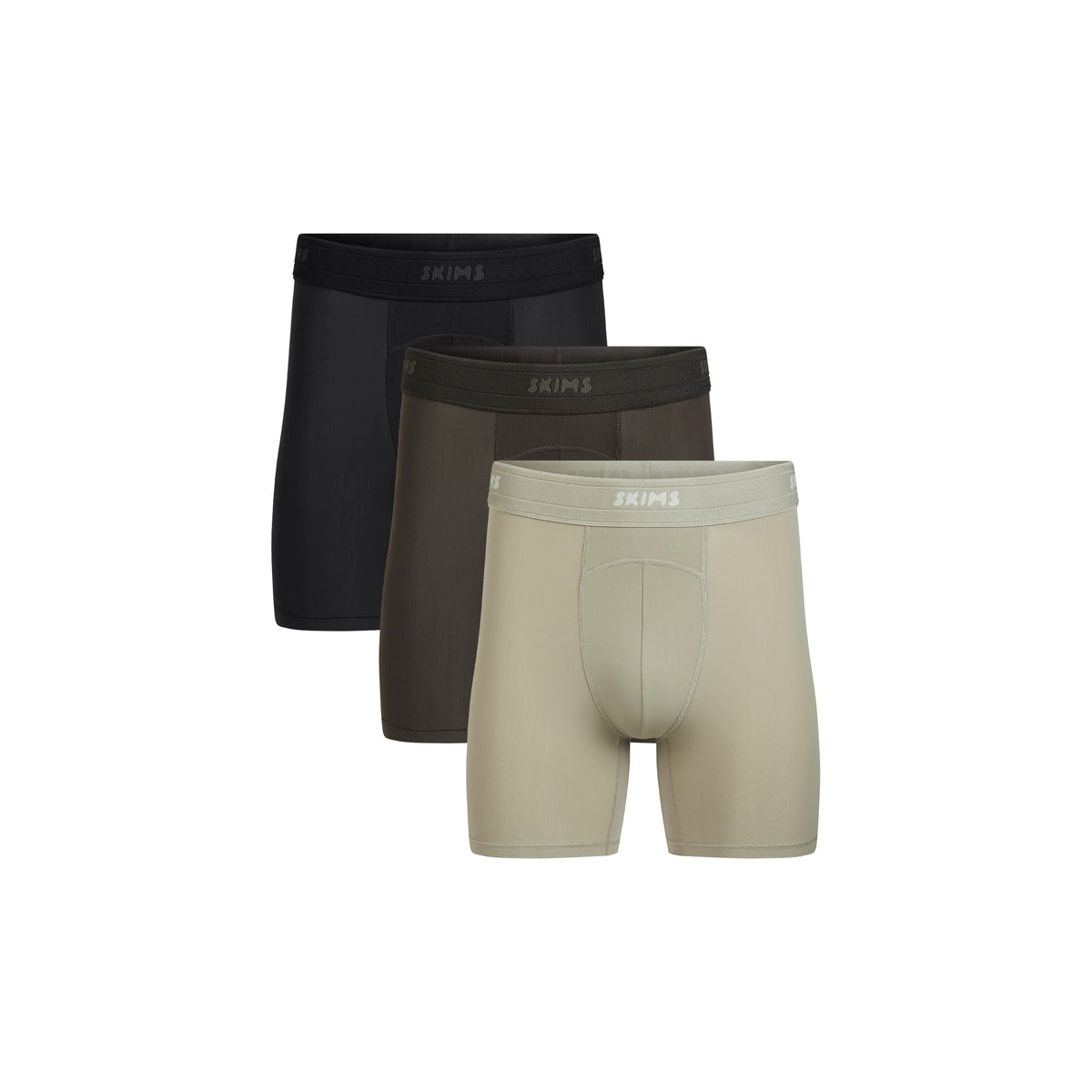 SKIMS FLEX MENS 5" BOXER BRIEF 3-PACK | DUNE MULTI