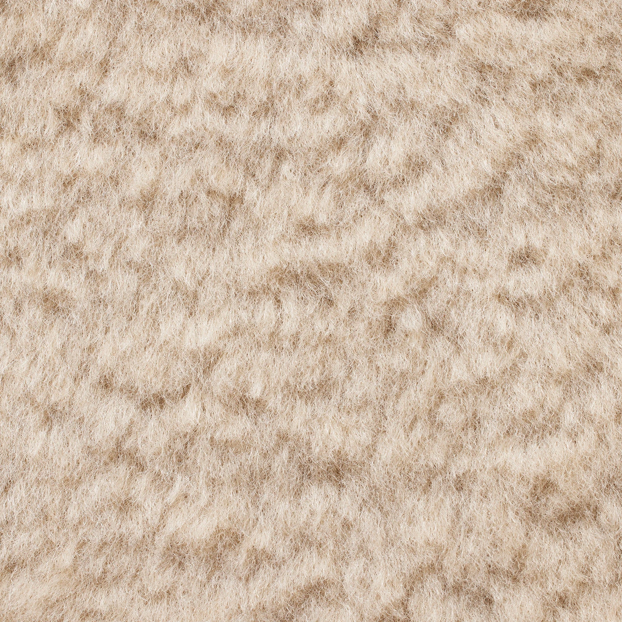 FAUX FUR OVERSIZED LONG COAT | CHAMPAGNE