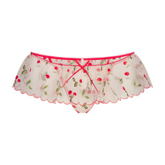 EMBROIDERED TULLE SKIRT BIKINI | PRIMROSE CHERRY TULLE