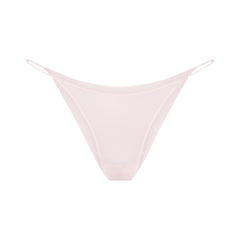 ULTRA FINE MESH STRING BIKINI | BARELY PINK