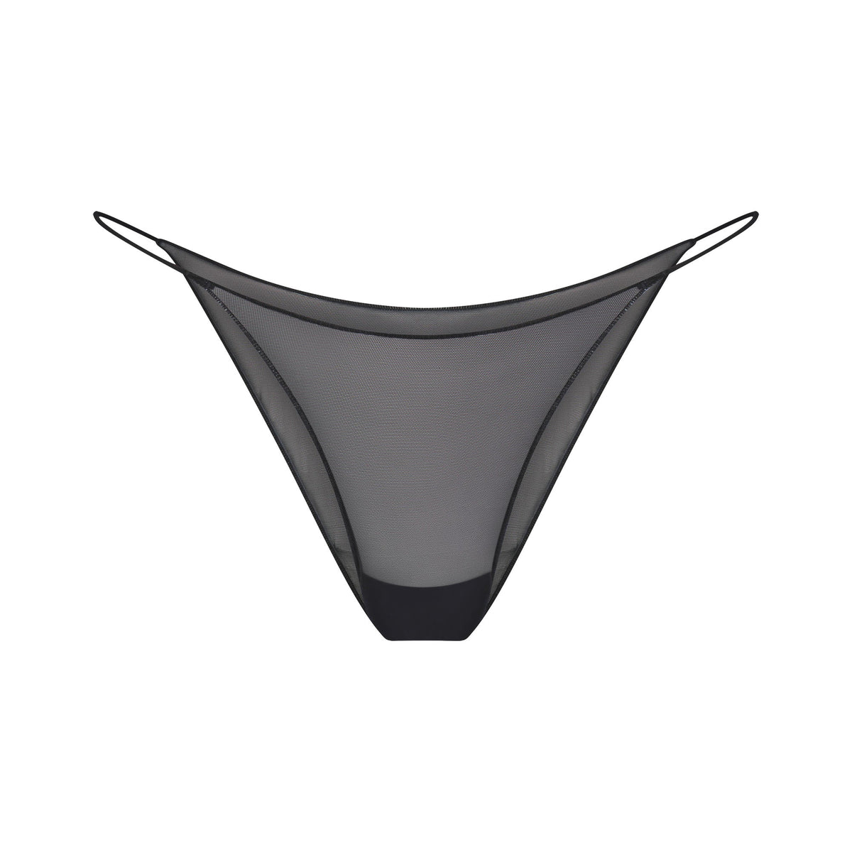 ULTRA FINE MESH STRING BIKINI | OBSIDIAN