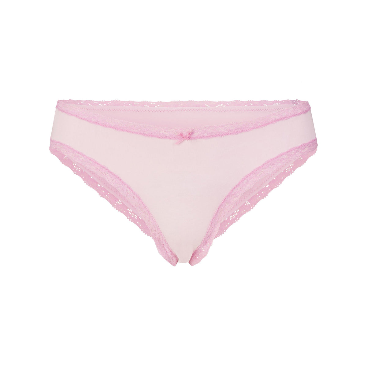 LIGHTWEIGHT COTTON LACE BRIEF | CHERRY BLOSSOM