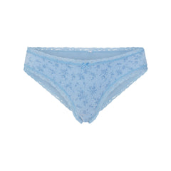LIGHTWEIGHT COTTON LACE BRIEF | SURF DAINTY FLORAL PRINT