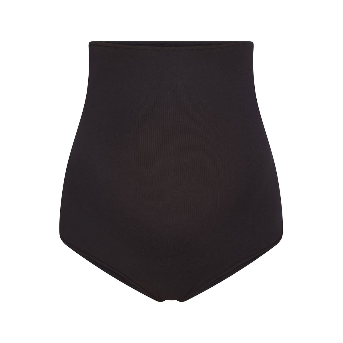 COTTON JERSEY MATERNITY HIGH-WAISTED BRIEF | SOOT