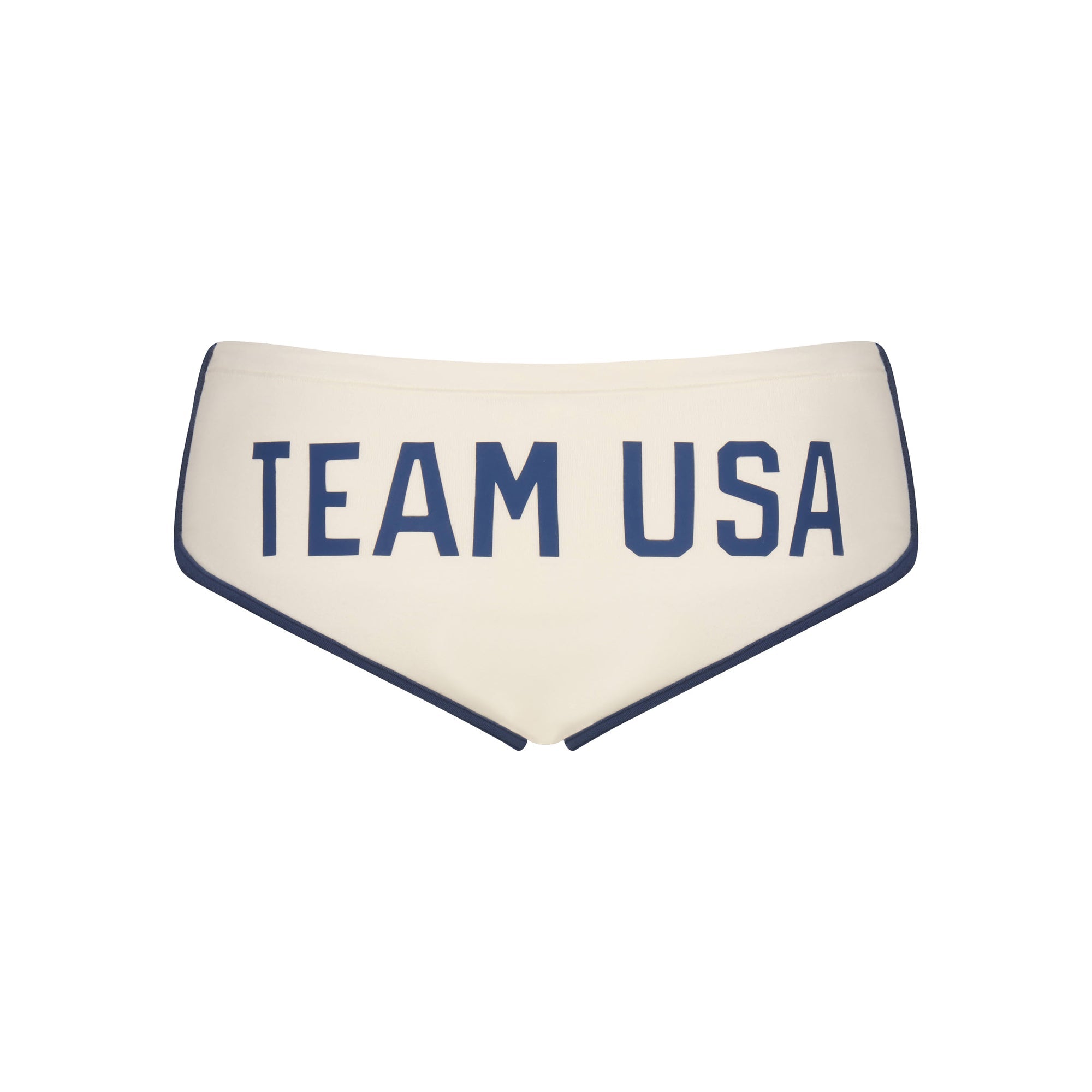 SKIMS FOR TEAM USA COTTON JERSEY PARALYMPIC DOLPHIN BOY SHORT | ECRU