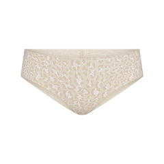 LIGHTWEIGHT COTTON RUCHED BACK HIPSTER | DELTA LEOPARD