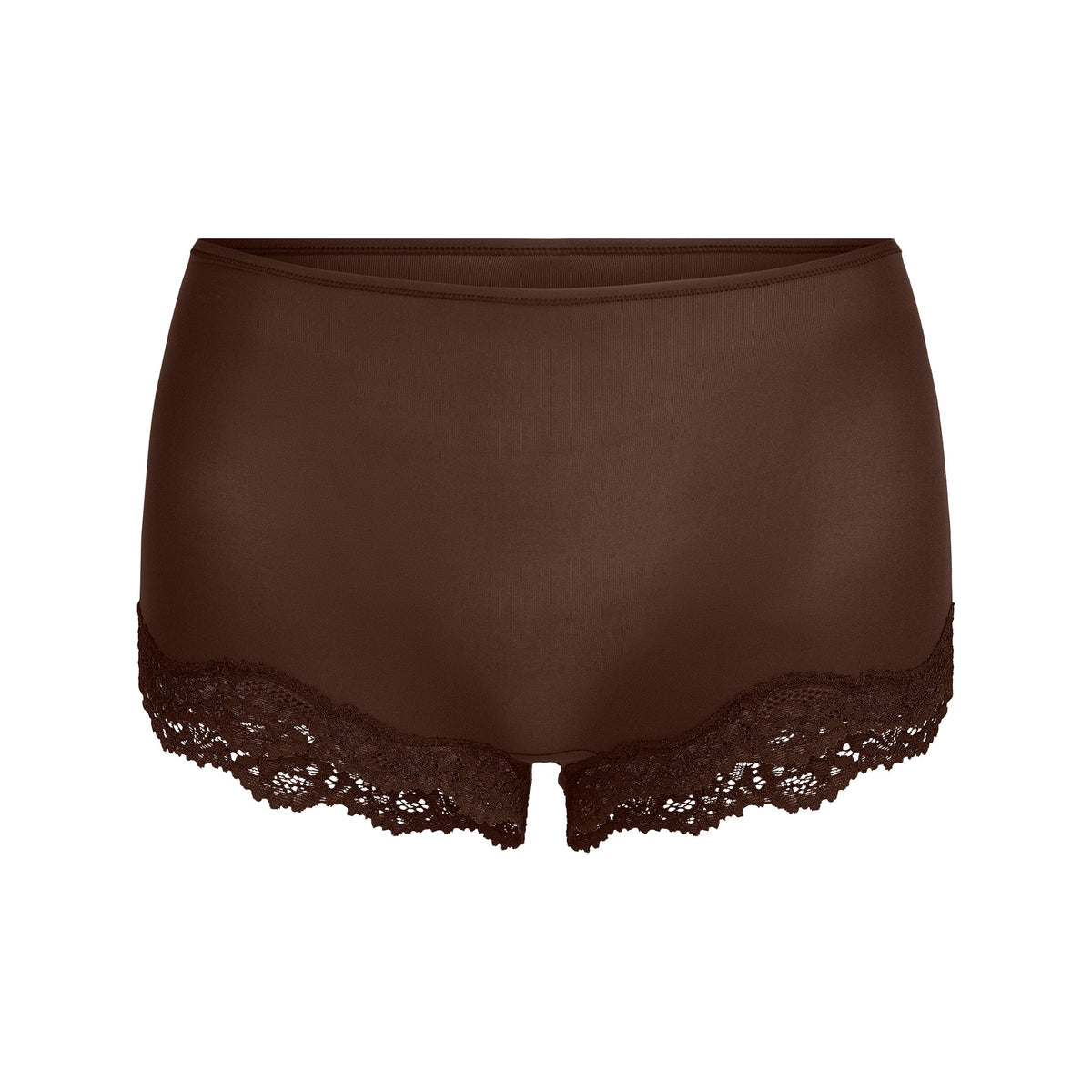 FITS EVERYBODY LACE BOY SHORT | ESPRESSO