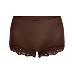 FITS EVERYBODY LACE BOY SHORT | ESPRESSO