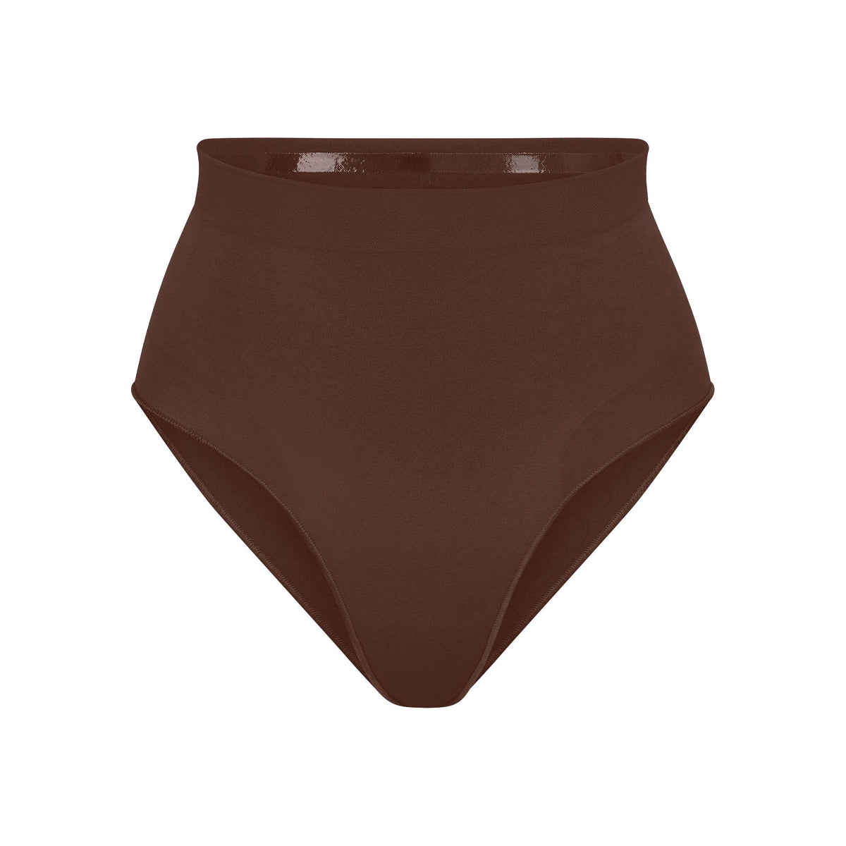 SEAMLESS SCULPT MID WAIST BRIEF | COCOA