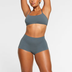 COTTON JERSEY BOY SHORT | KYANITE