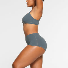 COTTON JERSEY BOY SHORT | KYANITE