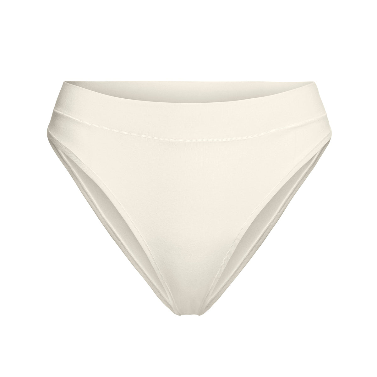 COTTON JERSEY CHEEKY TANGA | BONE