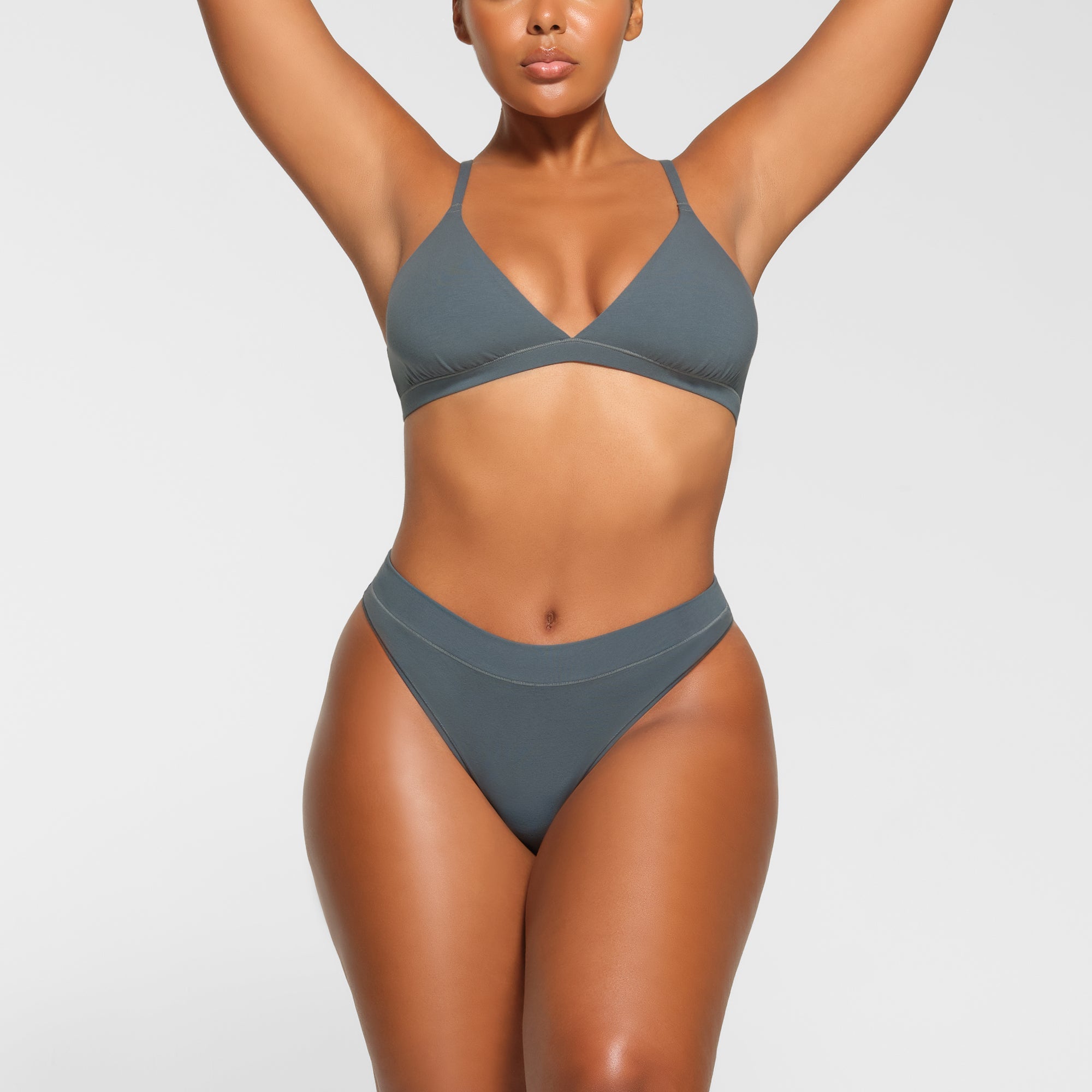 COTTON JERSEY CHEEKY TANGA | KYANITE