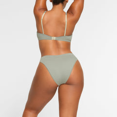COTTON JERSEY CHEEKY TANGA | MINERAL