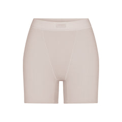 COTTON RIB BOXER | STONE