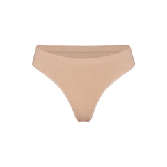 SOFT SMOOTHING SEAMLESS THONG | CLAY