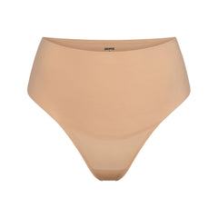 SMOOTHING INTIMATES HIGH-WAISTED THONG | CLAY