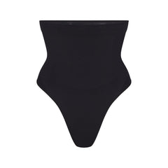 SEAMLESS SCULPT HIGH-WAISTED THONG | ONYX