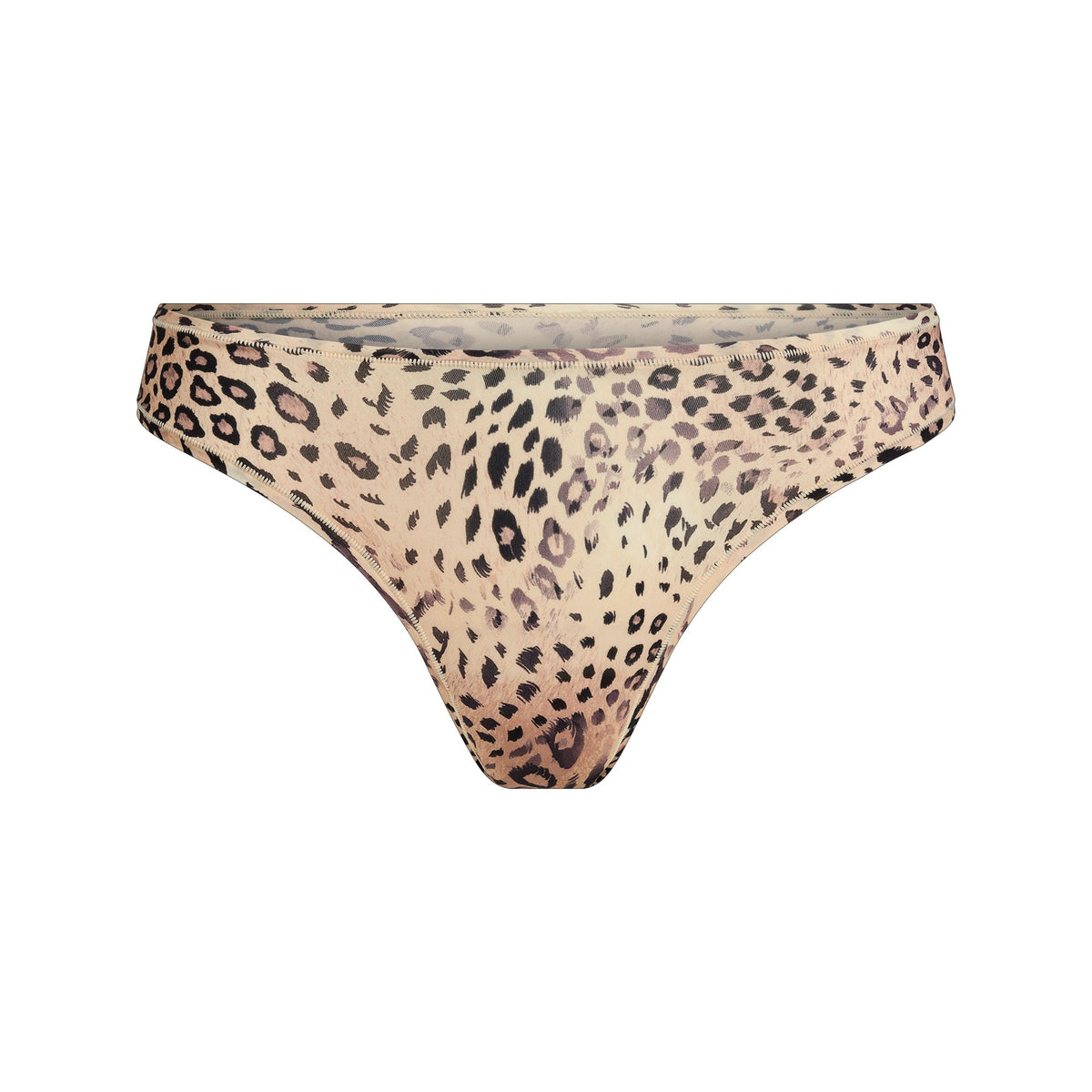 FITS EVERYBODY DIPPED FRONT THONG | SAND MULTI ANIMAL