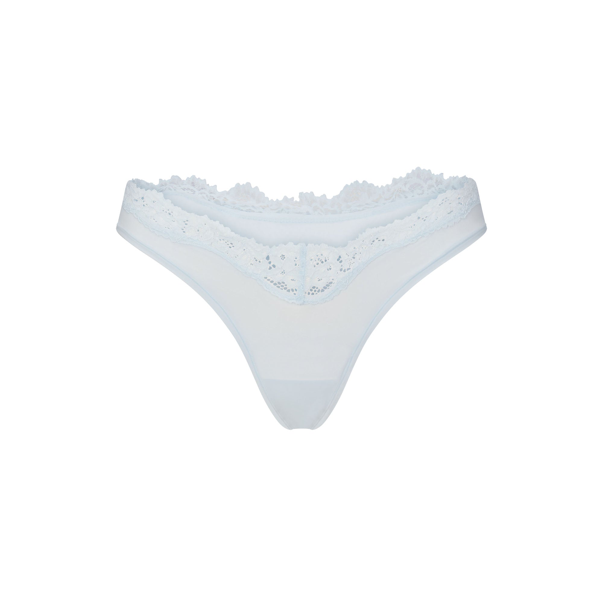FITS EVERYBODY LACE DIPPED THONG 5-PACK | IVORY PEARL BOW MULTI