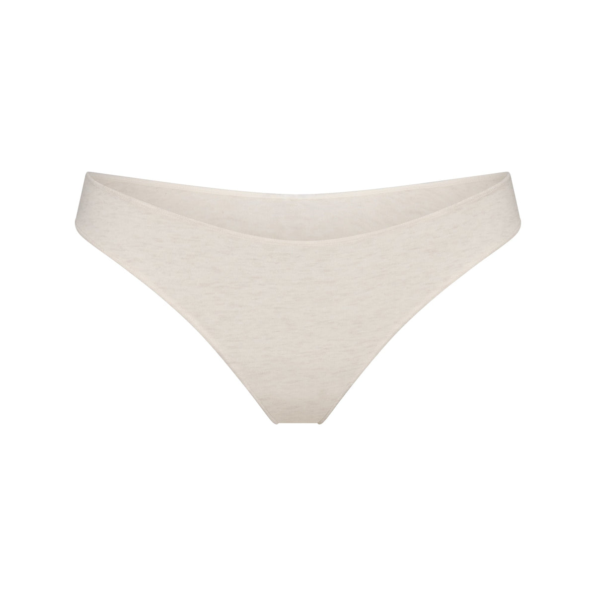 LIGHTWEIGHT COTTON THONG | OATMEAL HEATHER
